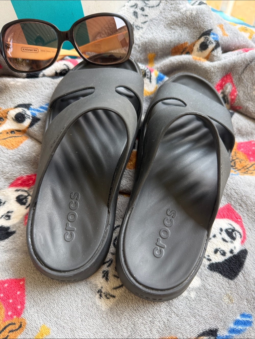 CROCS Women's Black Slide Sandals